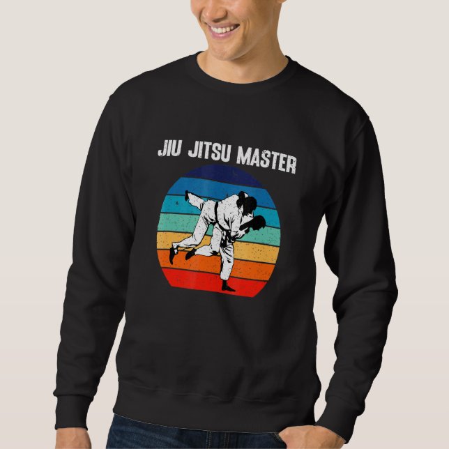 Brasilianischer Jiu Jitsu Sunset Bjj Master Graphi Sweatshirt (Vorderseite)