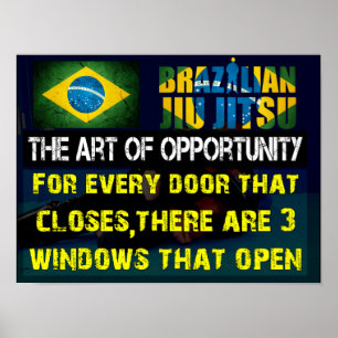 Brasilianischer Jiu Jitsu - The Art Opportunity Po Poster
