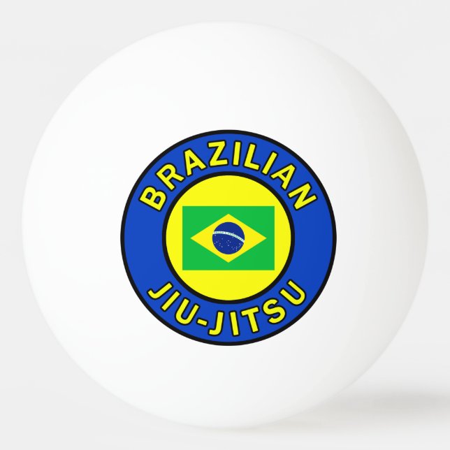 Brasilianischer Jiu Jitsu Tischtennisball (Vorderseite)