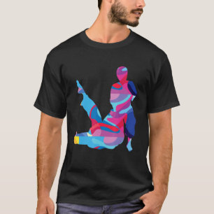 Brasilianischer Jiu Jutsu Bjj Farbige Grafik T-Shirt
