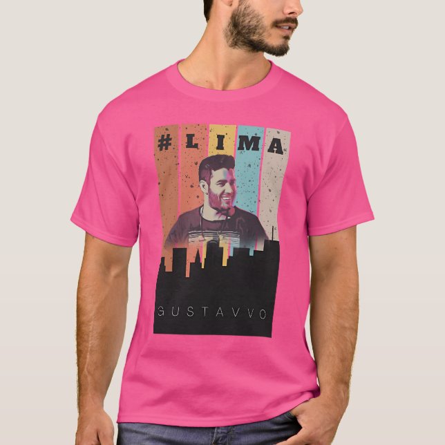 Brasilianischer Lima Pop Singer T-Shirt (Vorderseite)