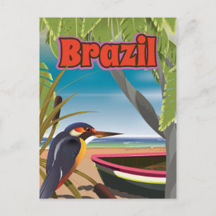 Brasilianischer Postkartenauszug Postkarte