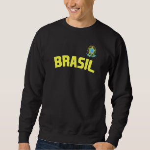 Brasilianischer Pride Brasilien Flag International Sweatshirt