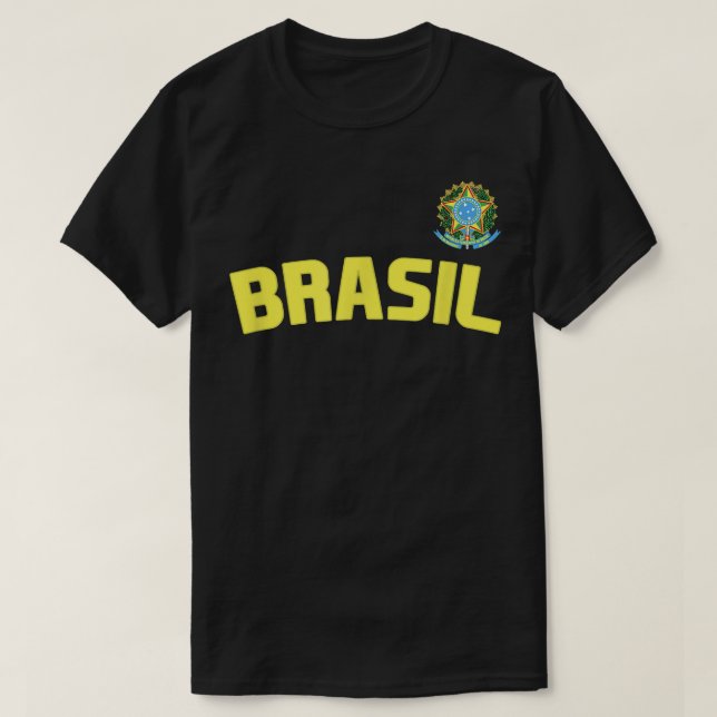 Brasilianischer Pride Brasilien Flag International T-Shirt (Design vorne)