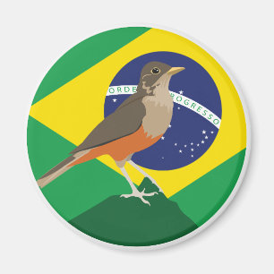 Brasilianischer Rossdrossel Magnet