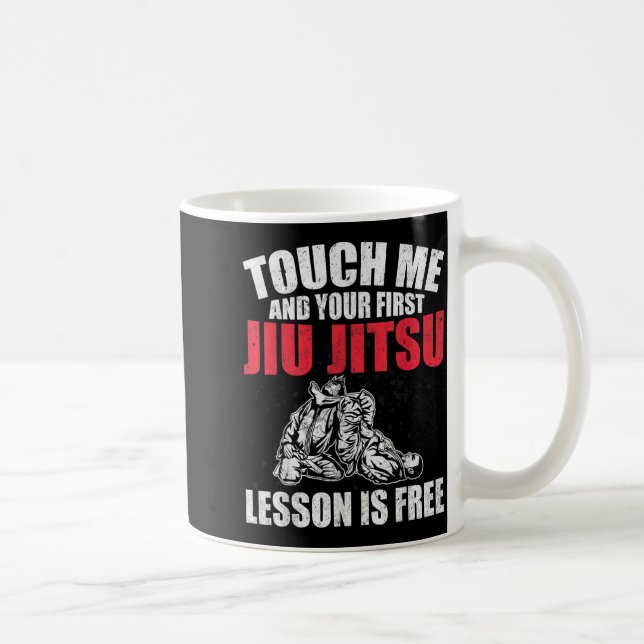 Brasilianisches BJJ Touch First Jiu Jitsu Lesson I Kaffeetasse (Rechts)