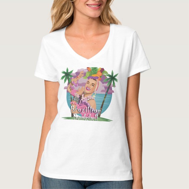 Brasilianisches Bombshell T-Shirt (Vorderseite)