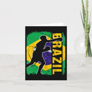 Brasilianisches Boxteam für Brasilien - Boxhandsch Karte