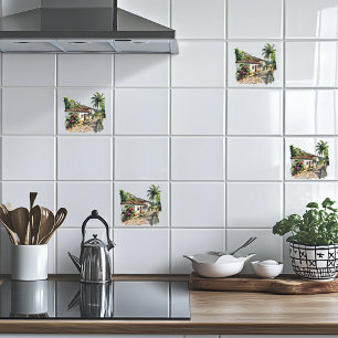 Brasilianisches Dorf Fliese