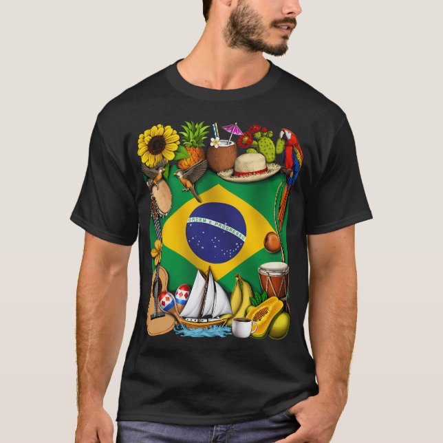 Brasilianisches Erbe T-Shirt (Vorderseite)