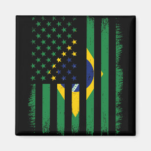Brasilianisches Flaggenmagnet Magnet