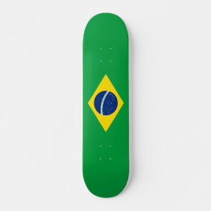 Brasilianisches Flaggenskateboard Skateboard