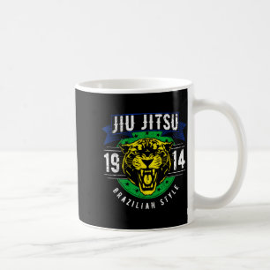 Brasilianisches Jiu Jitsu 1914 Jaguar Kopf BJJ Bra Kaffeetasse