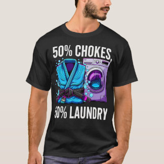 Brasilianisches Jiu Jitsu 50 Würgen 50 Waschen T-Shirt
