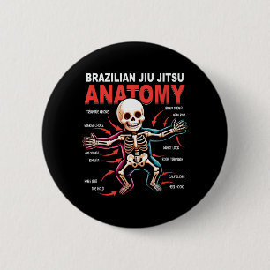 Brasilianisches Jiu Jitsu Anatomie Skelett Bewegun Button