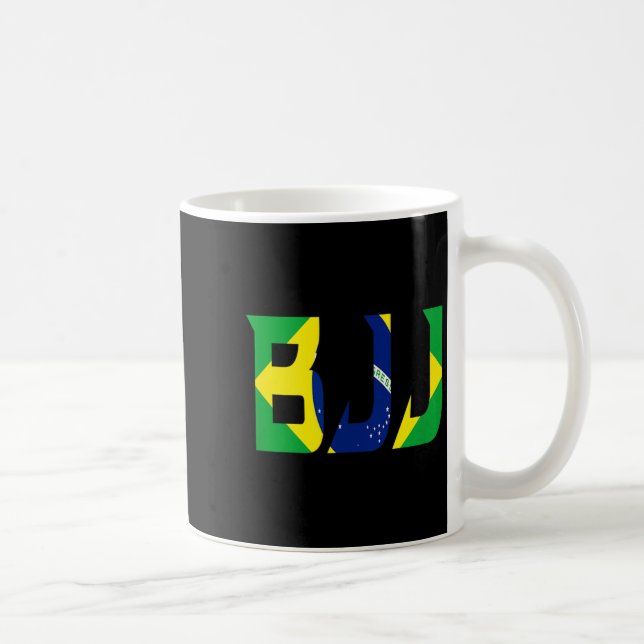 Brasilianisches Jiu Jitsu BJJ Kaffeetasse (Rechts)