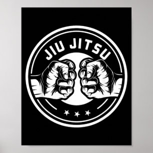 Brasilianisches Jiu Jitsu BJJ MMA Lustige Kampfspo Poster