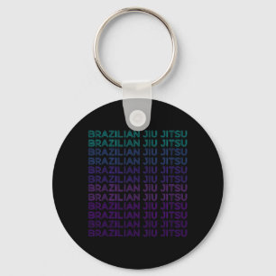 Brasilianisches Jiu Jitsu BJJ Retro Schlüsselanhänger