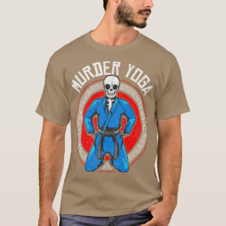 Brasilianisches Jiu Jitsu BJJ Skelett Mord Yoga Ji T-Shirt