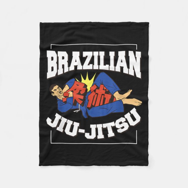 Brasilianisches Jiu-Jitsu Fleecedecke (Vorderseite)