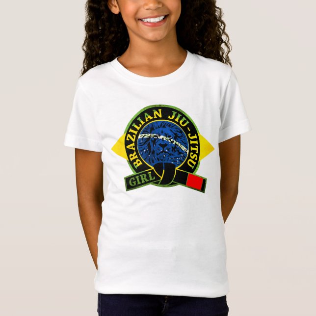 Brasilianisches Jiu-Jitsu Girl T-Shirt (Vorderseite)