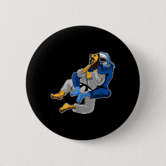 Brasilianisches Jiu Jitsu Hai Löwe Button