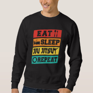 Brasilianisches Jiu Jitsu Mma Bjj Umarmer Eat Slee Sweatshirt