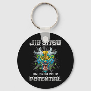 Brasilianisches Jiu Jitsu MMA und Grappling BJJ Ti Schlüsselanhänger