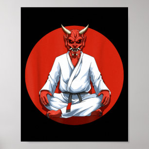 Brasilianisches Jiu Jitsu Ringen und BJJ Poster