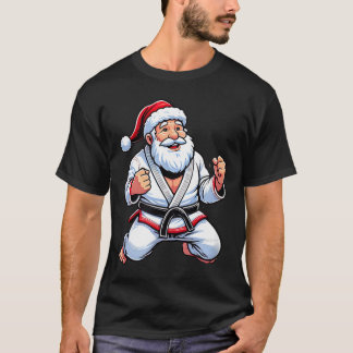 Brasilianisches Jiu Jitsu Santa Claus Weihnachten T-Shirt
