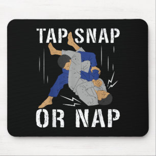 Brasilianisches Jiu Jitsu Tap Snap oder Nap BJJ Mi Mousepad
