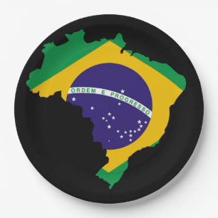 Brasilianisches Land Pappteller