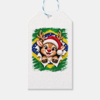 Brasilianisches Weihnachtsrentier Geschenkanhänger