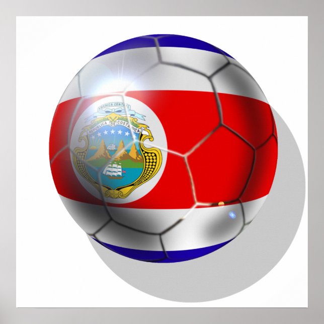 Brasilien 2014 Costa Rica Fußball-Weltmeisterschaf Poster (Vorne)