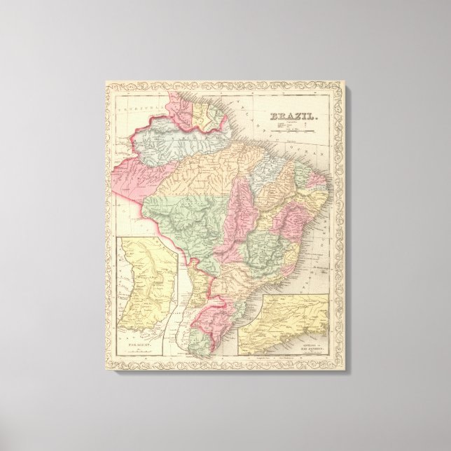 Brasilien 3 leinwanddruck (Vorderseite)