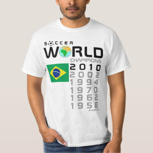 Brasilien 5 Zeit-Weltmeisterschaft-Meister-T - T-Shirt