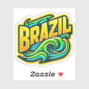 Brasilien Aufkleber