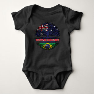 Brasilien Australisch Australien Tree Roots Baby Strampler