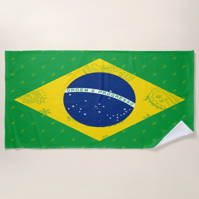 Brasilien-Badetuch Strandtuch (Vorderseite)