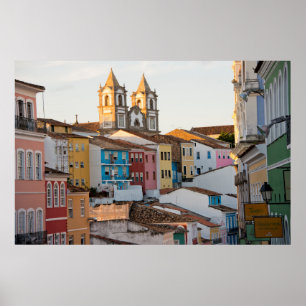 Brasilien, Bahia, Salvador, die älteste Stadt Poster