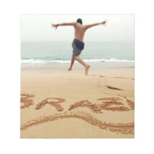 BRASILIEN Barecher mit Anzug Notizblock