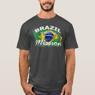 Brasilien Brasilia Mormon LDS Mission Missionar T-Shirt