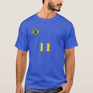 Brasilien-/Brasilien-Fußball-T-Shirt T-Shirt