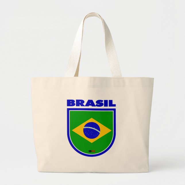 Brasilien (Brasilien) Jumbo Stoffbeutel (Vorne)