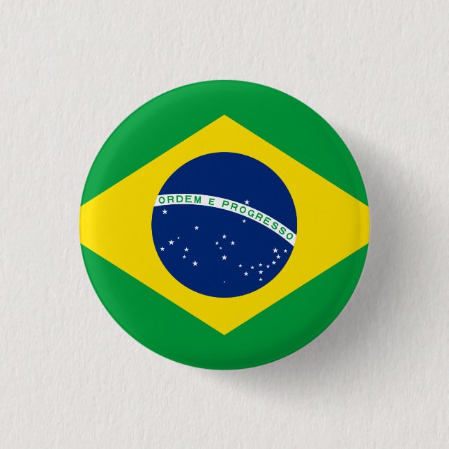Brasilien Button (Vorderseite)