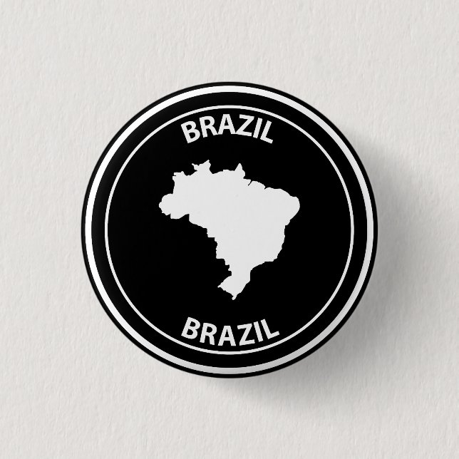 Brasilien Button (Vorderseite)