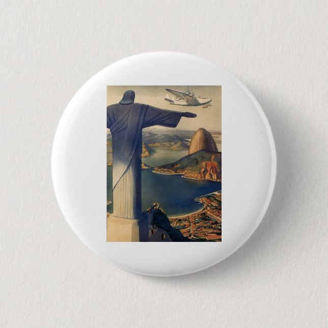 Brasilien Button (Vorderseite)