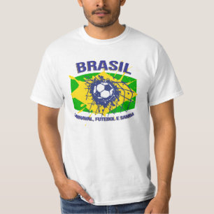 Brasilien Carnaval, Futebol e Samba trägt T - T-Shirt