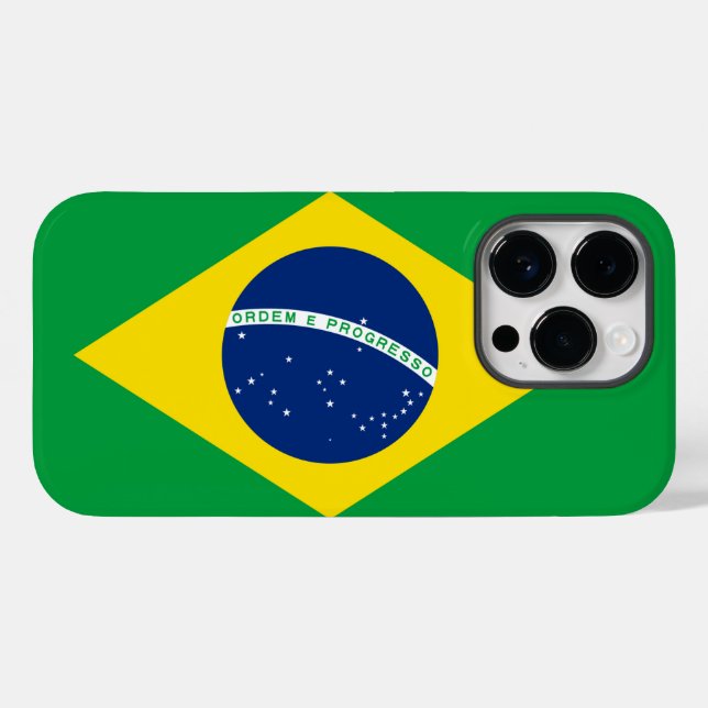 Brasilien Case-Mate iPhone Hülle (Rückseite (Horizontal))