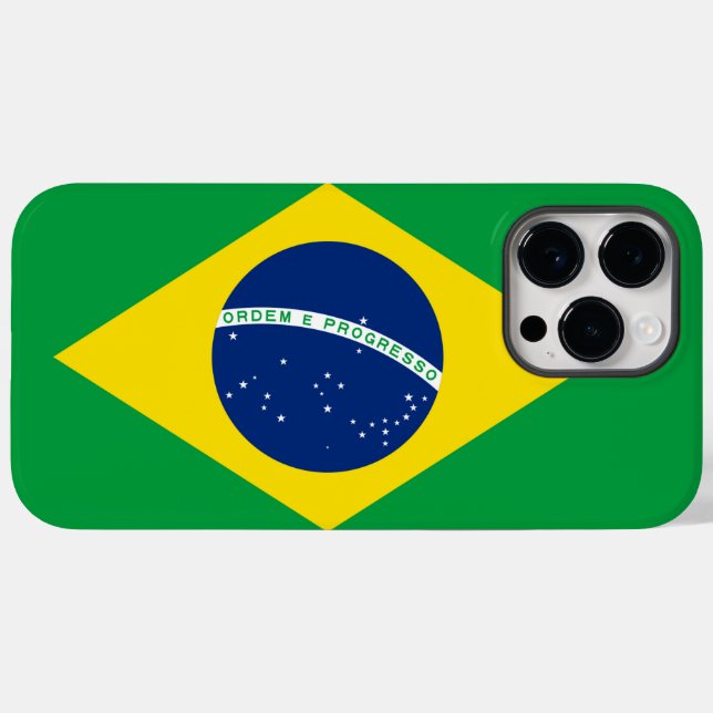 Brasilien Case-Mate iPhone Hülle (Rückseite (Horizontal))